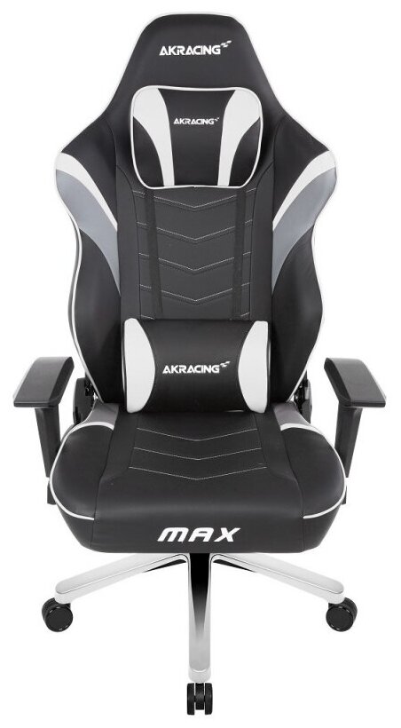 Кресло геймерское AKRACING MAX (AK-MAX-WHITE) black/white - фотография № 8