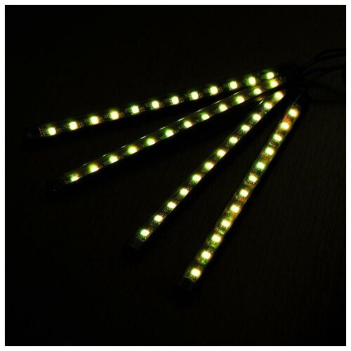 Sofia Подсветка салона 12 LED-5050, 22 см, пульт, светомузыка, мультисвет RGB, 4 шт