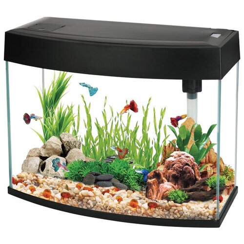 Аквариум панорамный AA-Aquarium BasicP 440х190х360мм, черный, 20л