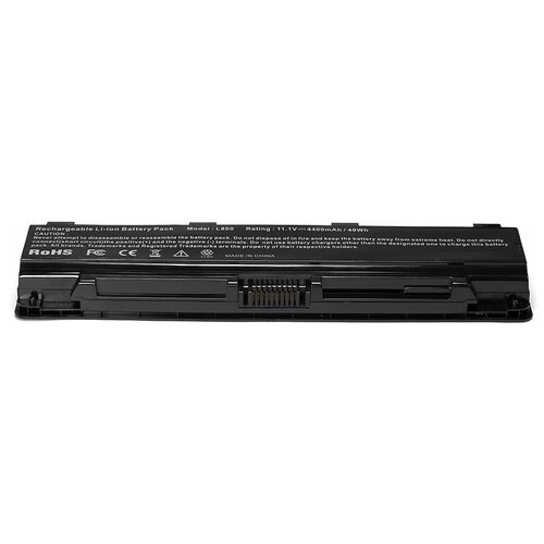 фото Аккумулятор для ноутбука toshiba satellite c800, c870, l800, l855, m800, m845, p800 series. 10.8v 4400mah pn: pa5023u-1brs, pa5024u amperin