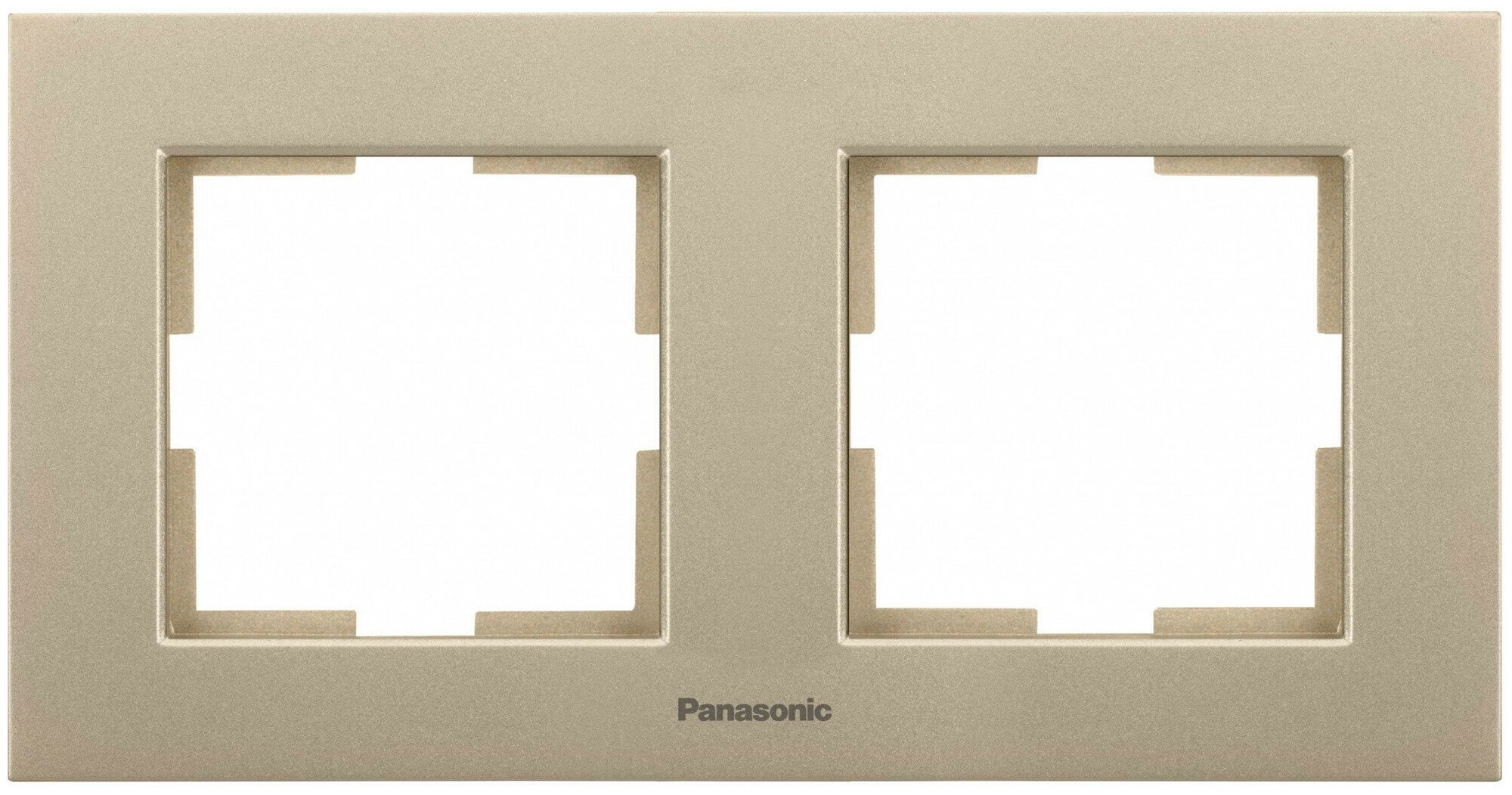 Рамка Panasonic Karre Plus WKTF08023AR-RU 2x горизонтальный монтаж металл бронза (упак:1шт)