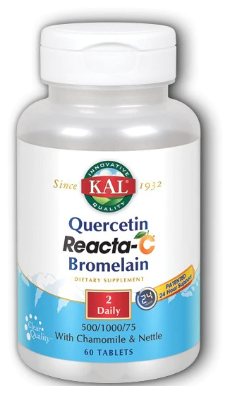KAL Quercetin Reacta-C Bromelain 60 таблеток (KAL)