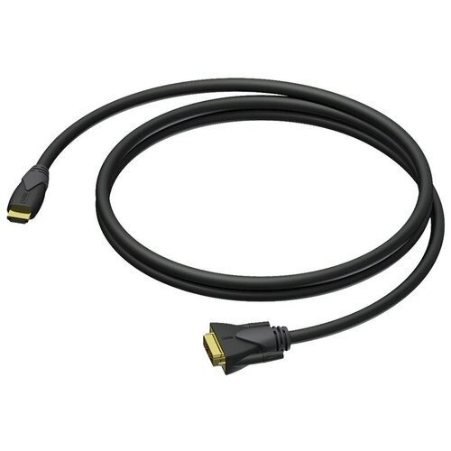 Кабель HDMI - DVI Procab CLV160/10 10.0m переходник hdmi dvi procab clp341