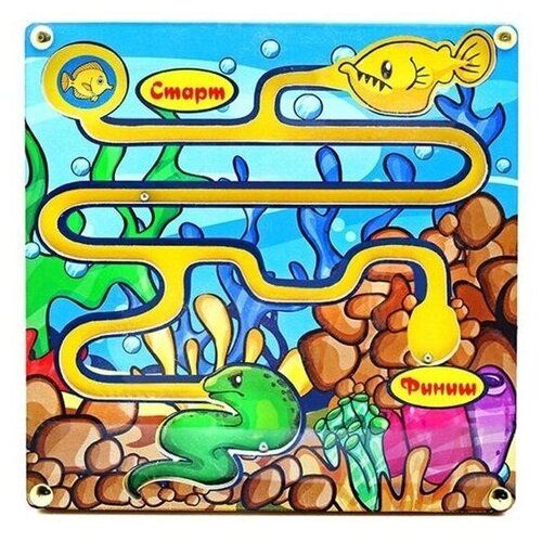 Лабиринт с шариком Рыбка хочет домой