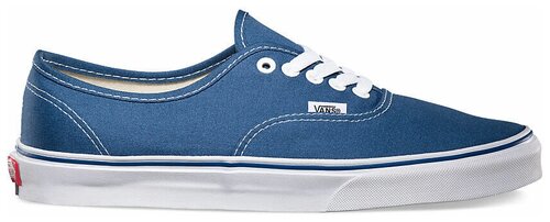 Кеды VANS Authentic, летние, повседневные, полнота G, низкие, размер 6US, синий