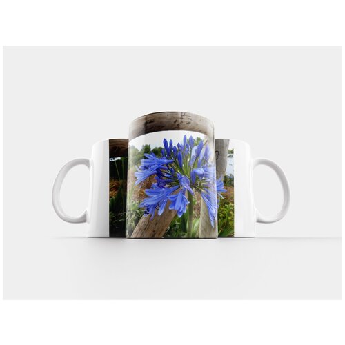 фото Кружка "агапантус, декоративная лилия, синий" 320 мл lotsprints