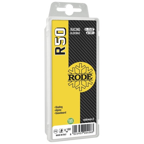 Парафин Rode R50-180 YELLOW, -1°/+10°С, желт., без фтора., 180г