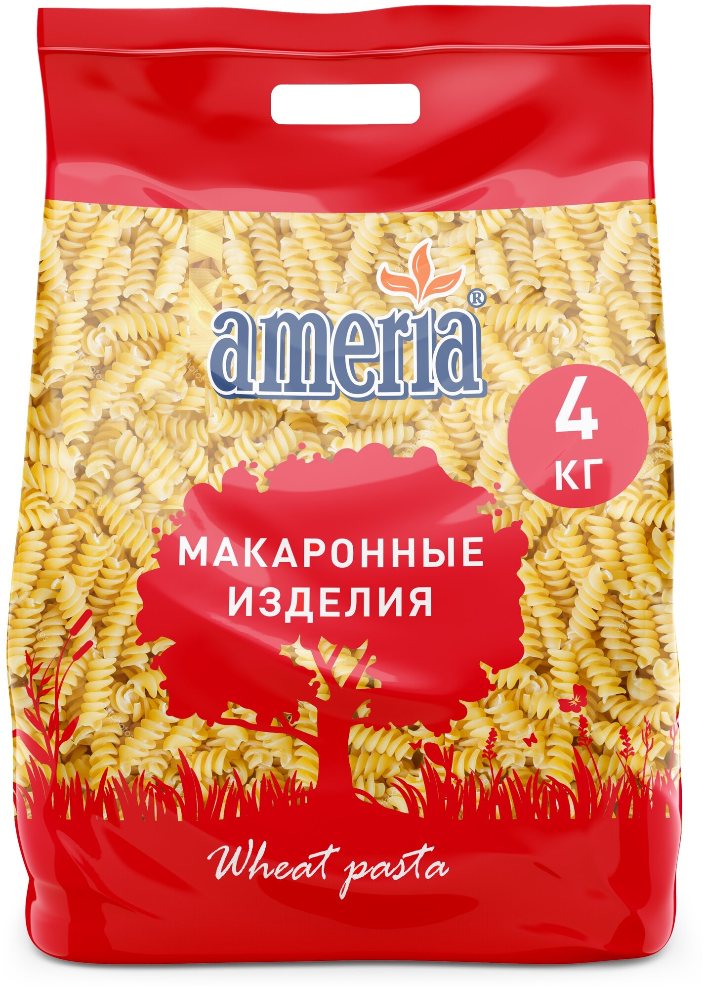 Макаронные изделия Ameria Спиральки № 42, 4кг