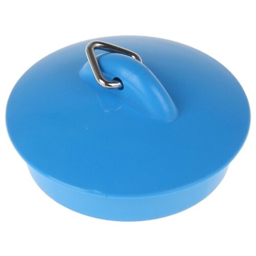 Пробка для ванны АНИ Пласт M300, 1 1/2, диаметр45 мм, голубая
