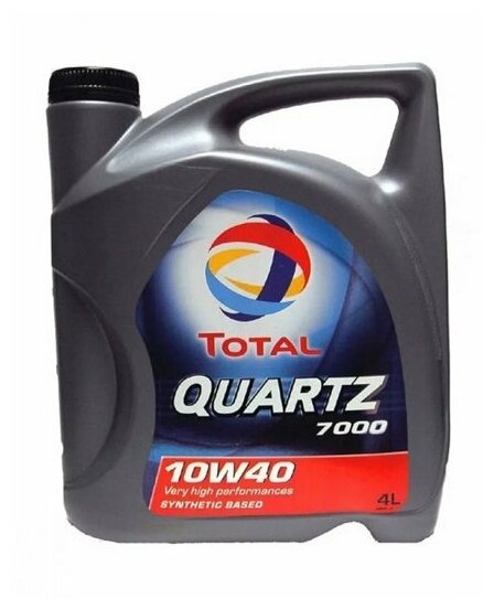 Масло моторное дизельное TOTAL Di Quartz 7000 10W40, полусинтетика, 4 литра 10740501