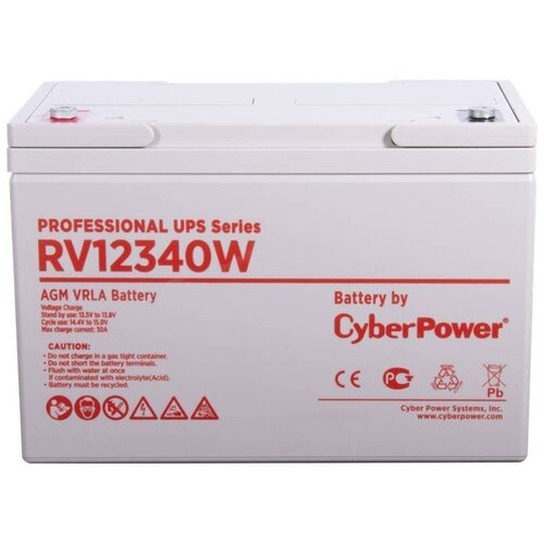 Аккумуляторная батарея CyberPower Professional UPS RV 12340W 12В 96000 А·ч аккумуляторная батарея cyberpower professional rv 12 5 12в 5 7 а·ч