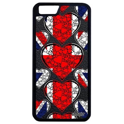 фото Защитный чехол на // iphone 6 plus // "флаг английский с сердцем" стиль туризм, utaupia, цветной