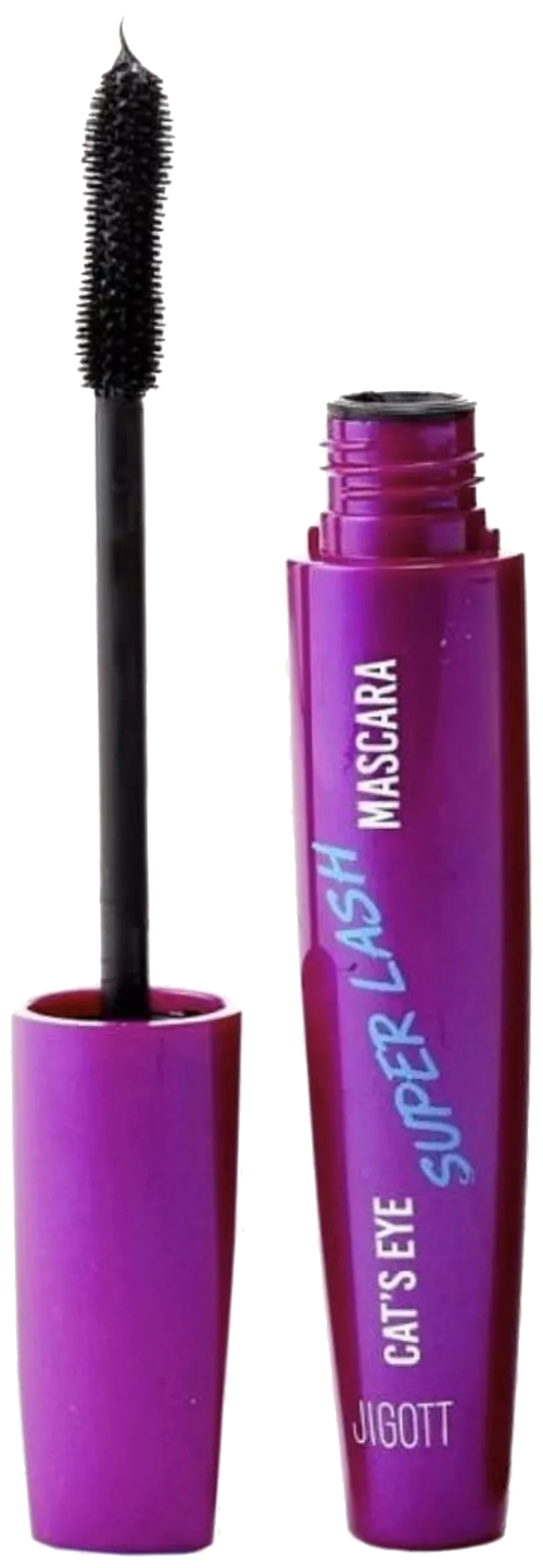 Jigott Тушь для ресниц Cats Eye Super Lash Mascara, черный