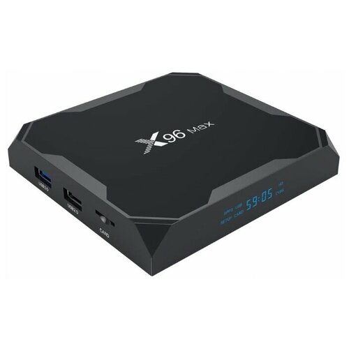 фото Смарт тв приставка x96 max tv box 4/64 гб android 8.1 zgm