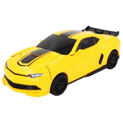 Робот-трансформер MZ Chevrolet Camaro 1:14 2367PF, желтый робот трансформер mz трансформер pagani huyara 1 14