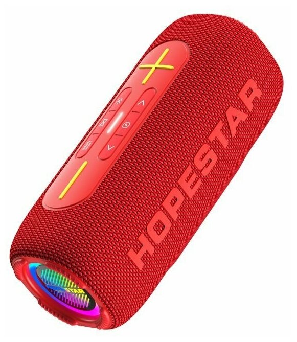 Портативная беспроводная Bluetooth колонка HOPESTAR P32 MAX/портативная акустика /блютуз колонка (красная)
