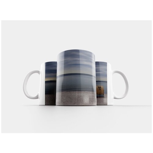 фото Кружка "пляж, одиночество, одинокий" 320 мл lotsprints