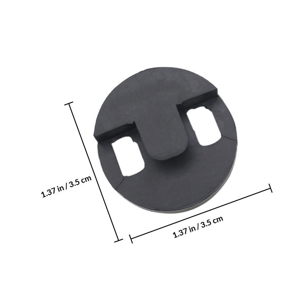 2Pcs Глушители Для Виолончели Из Резины Черного Цвета 12X8 5X1 3Cm
