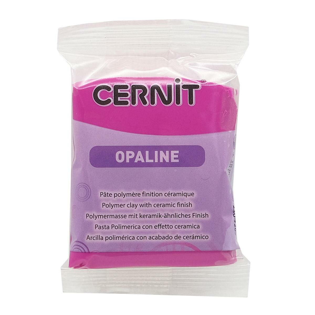 Пластика Cernit "Opaline", полимерная, запекаемая, цвет 460, Маджента, 56 г, CE0880056