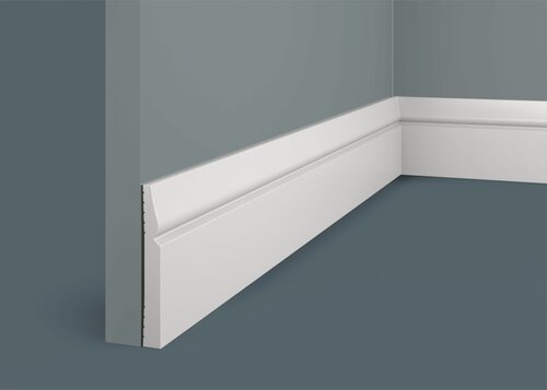 Изображение товара Набор 4 шт. Плинтус PX031 напольный 82х11, 2000мм Экополимер Cosca Décor