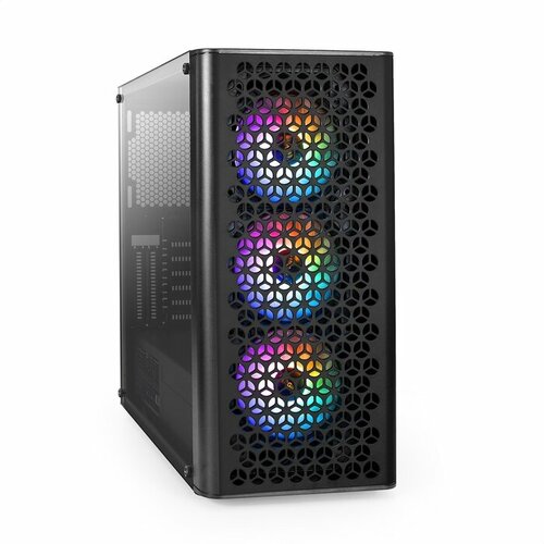 EXEGATE Корпуса EX296077RUS Корпус Miditower EVO-9202-EVO800 ATX, БП EVO800RGB с вент. 12 см, с окном, 1 USB+1 USB3.0, аудио, черный, 3 вент. 12см exegate корпуса ex294973rus корпус miditower evo 9202 npx700 atx бп 700npx с вент 12 см с окном 1 usb 1 usb3 0 аудио 3 вент 12см с rgb