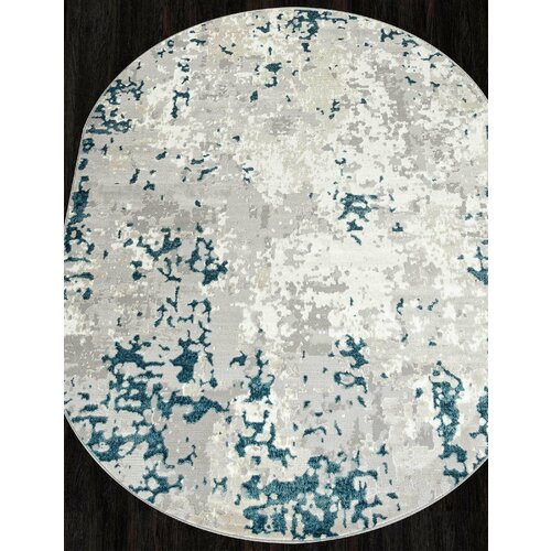 Ковер россия Ковер Овальный на пол в гостиную в спальню 160х300 см современный ворс 10 мм 388398