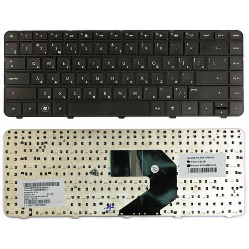 Клавиатура для HP AER15700010 черная new portugal po laptop keyboard for hp g4 1000 g6 cq43 cq57 450 430 cq45 m03 g4 1000 cq57