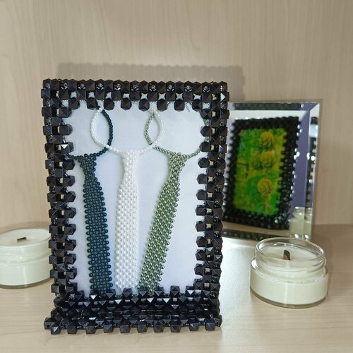 Рамка для фотографий (фоторамка) 10х15 двусторонняя настольная