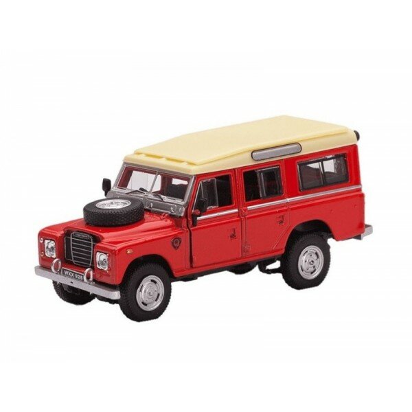 Cararama. Мини-модель 1:43 "Land Rover Series 109" металл. красная арт.7868