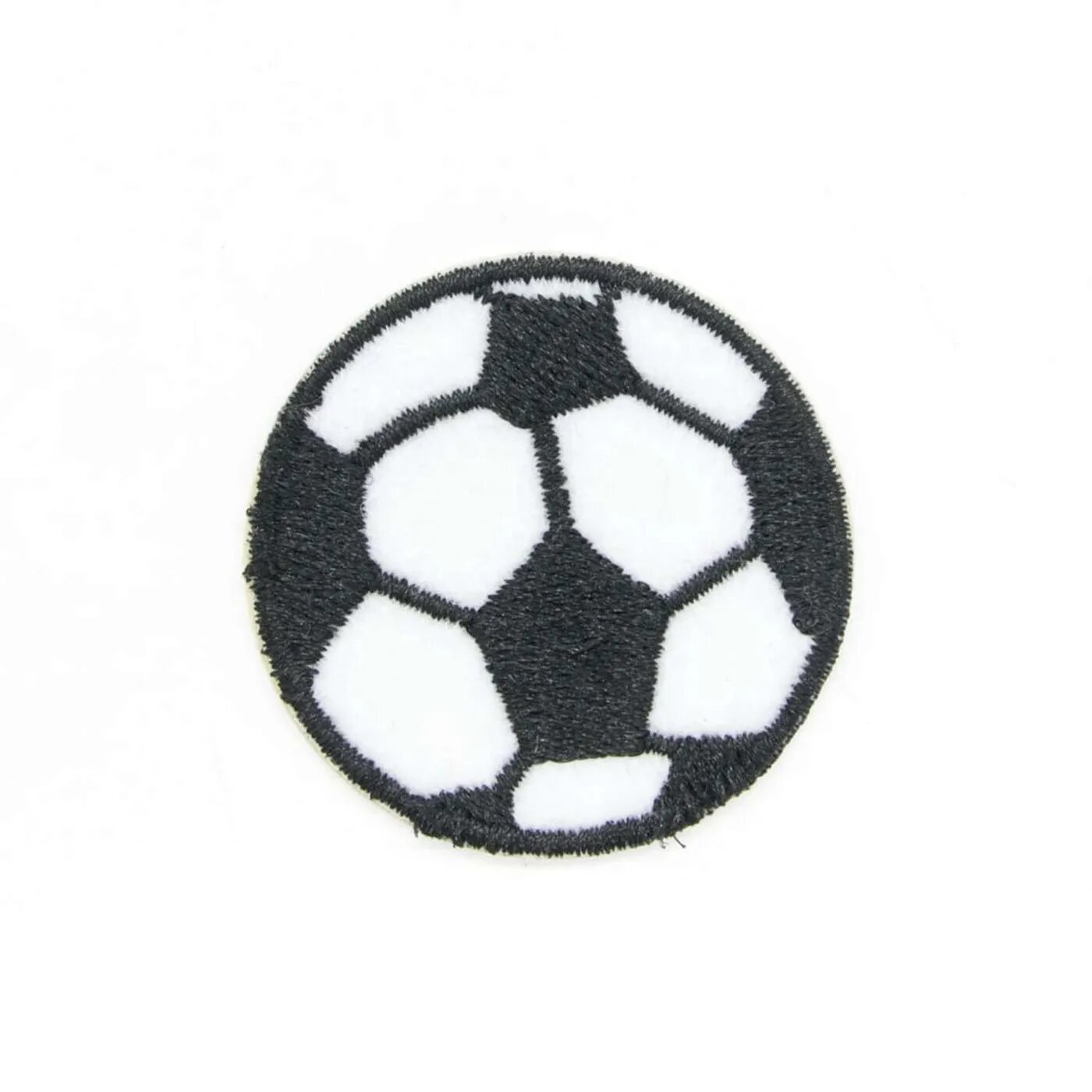Термоаппликация Hobby Pro нашивка Футбольный мяч 3.9 см для ремонта и украшения одежды