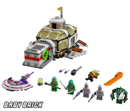 Конструктор Lego Turtles 79121 Подводная погоня