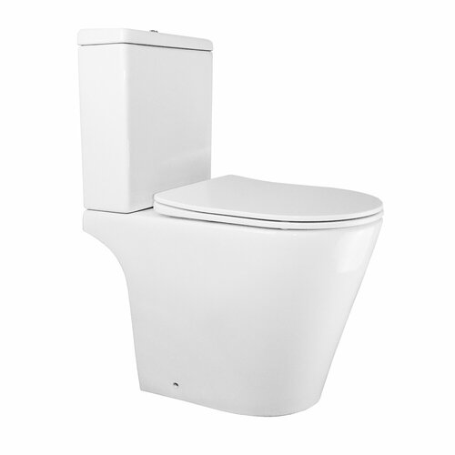 фото Унитаз-компакт azario flin 365х590х790 напольный, безободковый с быстросъемным сиденьем микролифт (az-1363c)