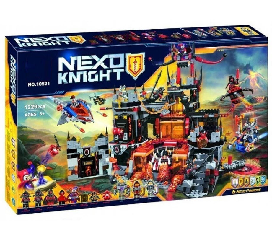 Конструктор Lari (Bela) Nexo Knight 10521 Логово Джестро, 1237 деталей / для взрослых и детей