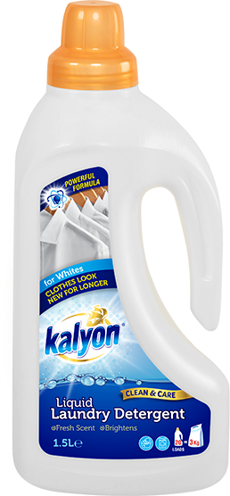 фото Гель для стирки белья Уход и Восстановление KALYON LIQUID LAUNDRY DETERGENT Для Цветного белья 1500 мл