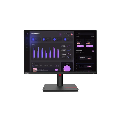 Монитор Lenovo 238 ThinkVision T24i-30 черный IPS LED 4ms 169 HDMI матовая HAS Piv 10001 250cd 178гр178гр 1920x1080 60Hz VGA DP FHD USB 54кг 2382400₽