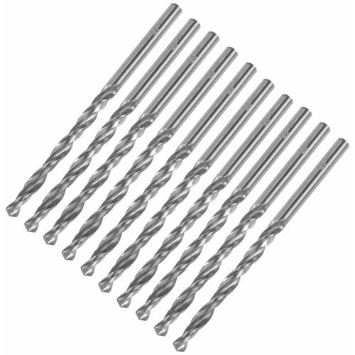 Сверло по металлу тундра HSS цилиндрический хвостовик 35 х 70 мм 10 шт 321₽