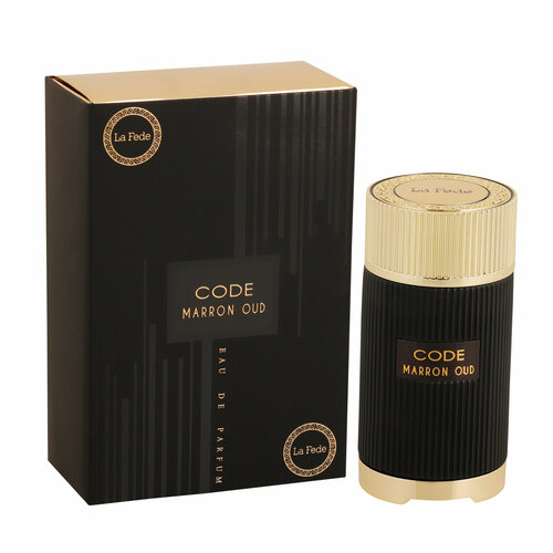 LA FEDE Парфюмерная вода унисекс CODE MARRON OUD 100мл