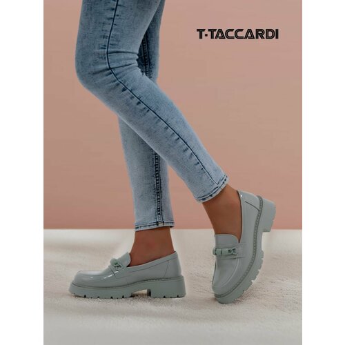 фото Лоферы t.taccardi, размер 38, мятный