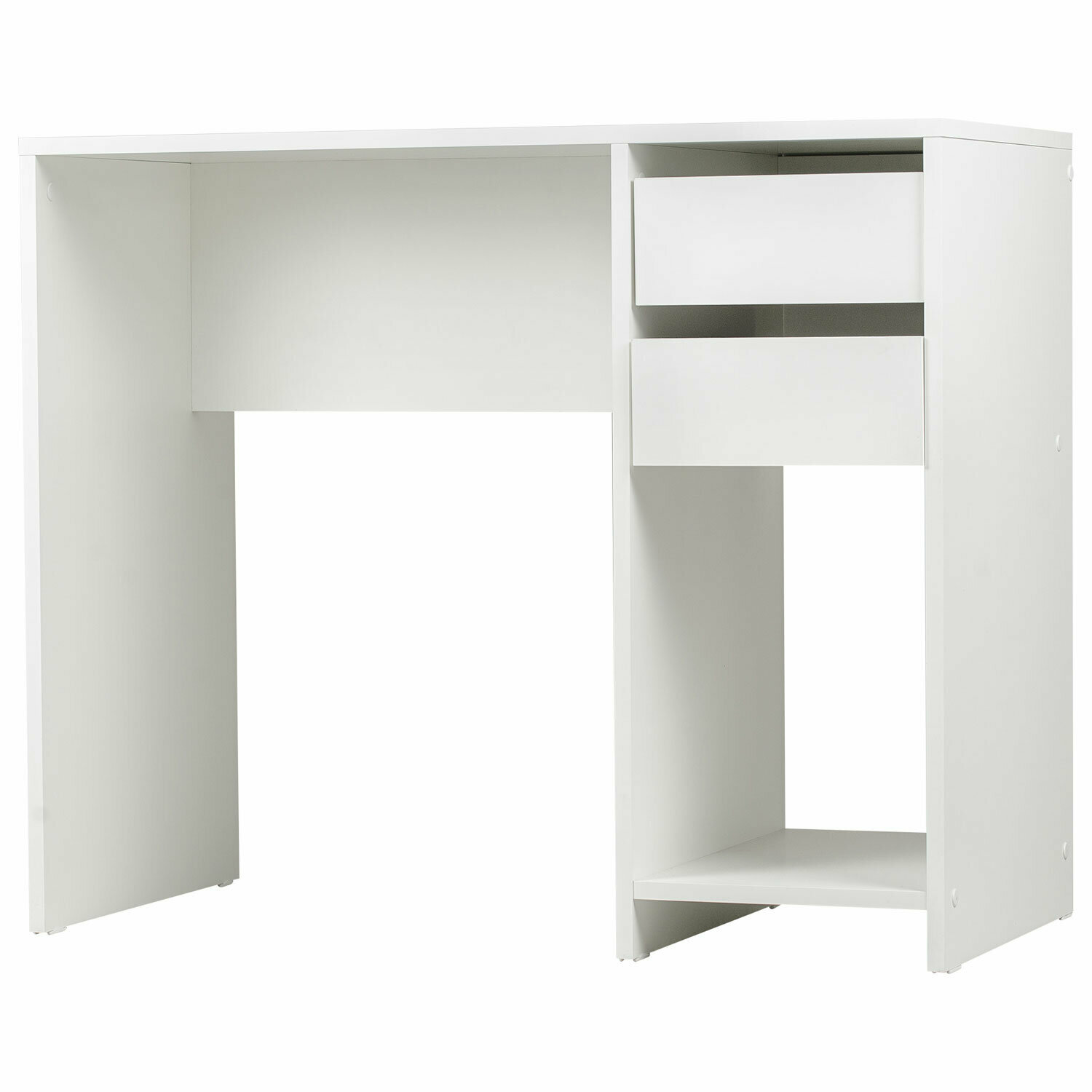 Стол письменный Brabix Scandi CD-017 900х450х750 мм, 2 ящика, белый (ЦБ013706-1)