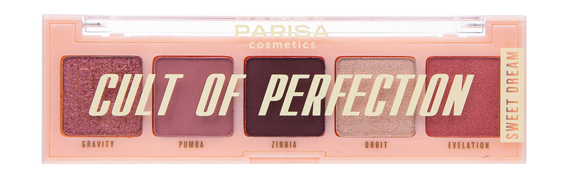 PARISA COSMETICS Набор теней для век Е-605, 4,2 г, 07 Sweet Dream