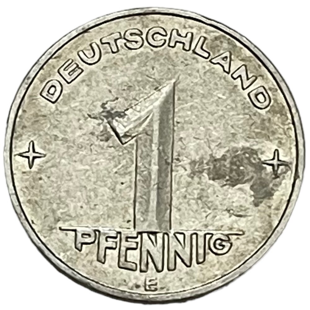 ГДР 1 пфенниг 1953 г. (E)