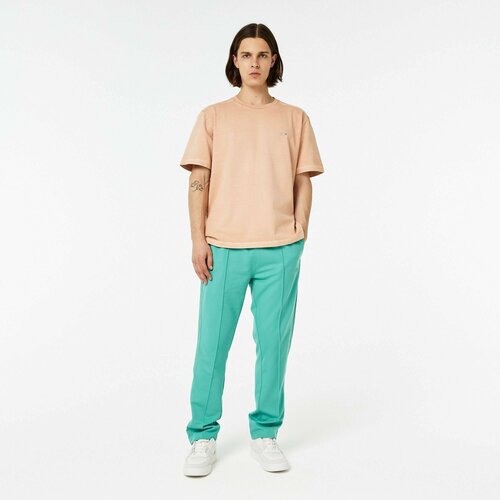 Брюки LACOSTE, размер T6, бирюзовый мужские брюки peaceful hooligan arnold regular fit чёрный размер 32r