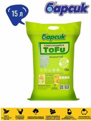 Наполнитель TOFU Зелёный Чай Комкующийся 15 л