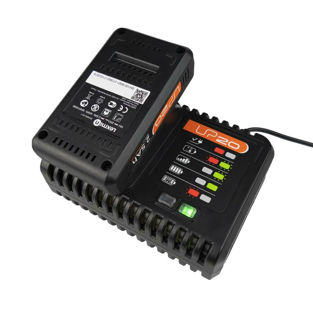 фото Зарядное устройство с аккумулятором Lexman 20 В 2.5 Ач