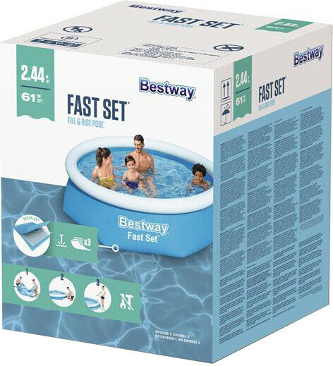 Бассейн BESTWAY Fast Set 57448 (244х61) — фото 1