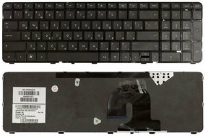 Клавиатура для HP Pavilion dv7-4160em черная c рамкой