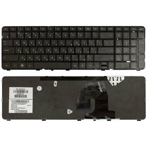 Клавиатура для HP Pavilion dv7-4103er черная c рамкой клавиатура для ноутбука hp pavilion dv7 4103er черная c рамкой