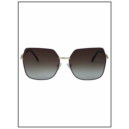 Солнцезащитные очки Valentin Yudashkin, коричневый солнцезащитные очки valentin yudashkin коричневый бежевый