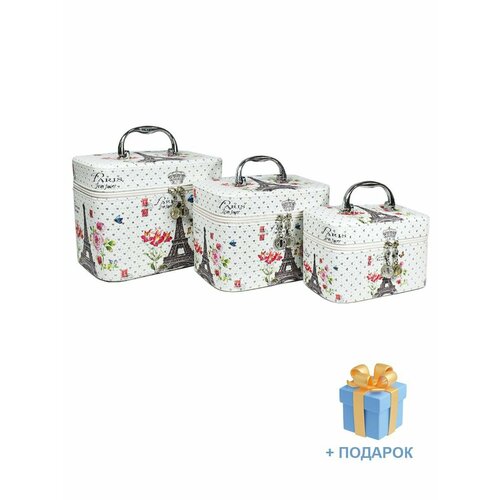 Сундучок для косметики и бижутерии набор 3 шт 2350₽