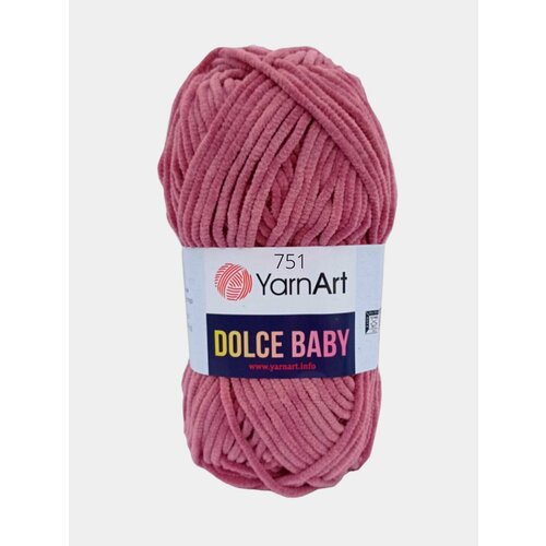 Пряжа YarnArt Dolce Baby, Цвет Коралловый меланж